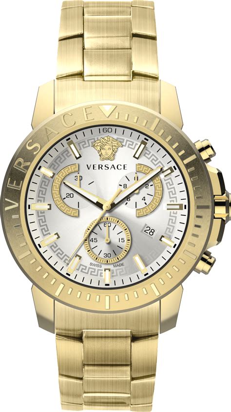 versace herren uhr silber|Versace Chrono X Watch Silver .